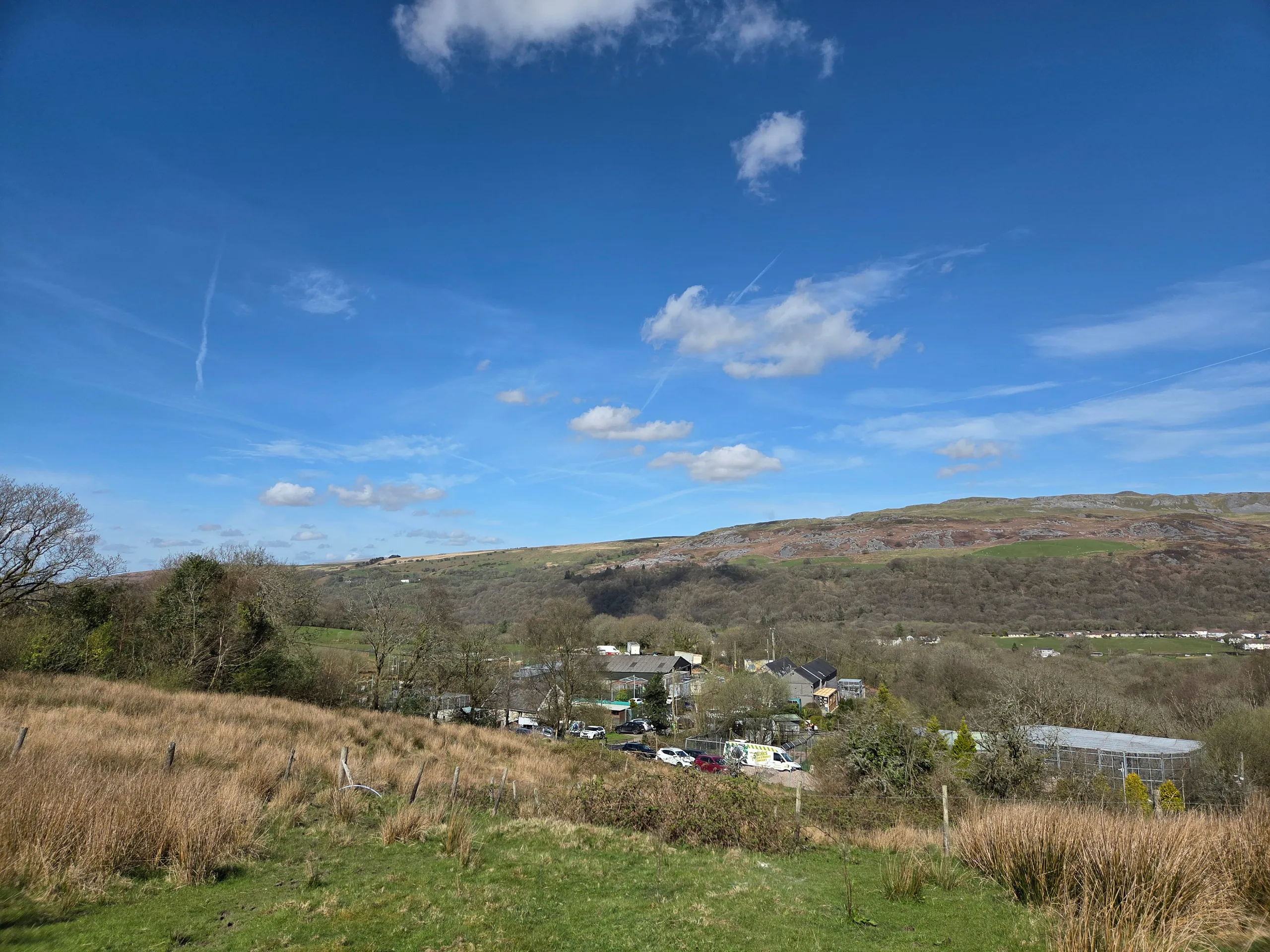 The Brecon Beacons mountains near Wales Ape & Monkey Sanctuary